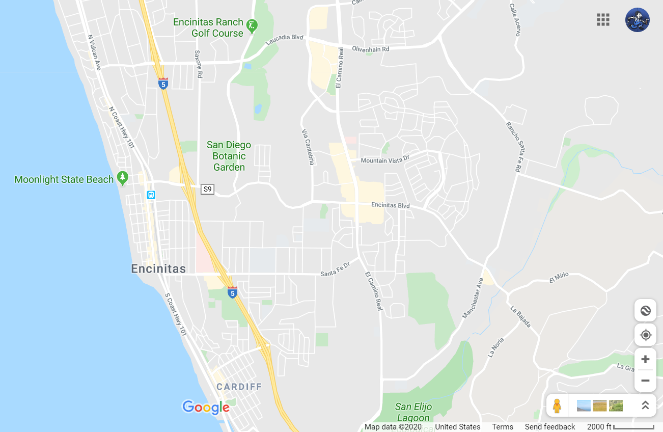 map of Encinitas